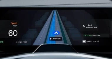 خرائط جوجل تضيف التوجيه الحي لمسارات السير بقيادة الذكاء الاصطناعي