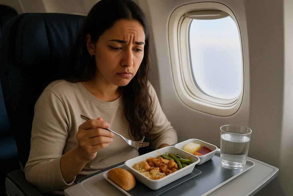 تجنب مشاكل الهضم أثناء الرحلة الجوية: دليل علمي وعملي