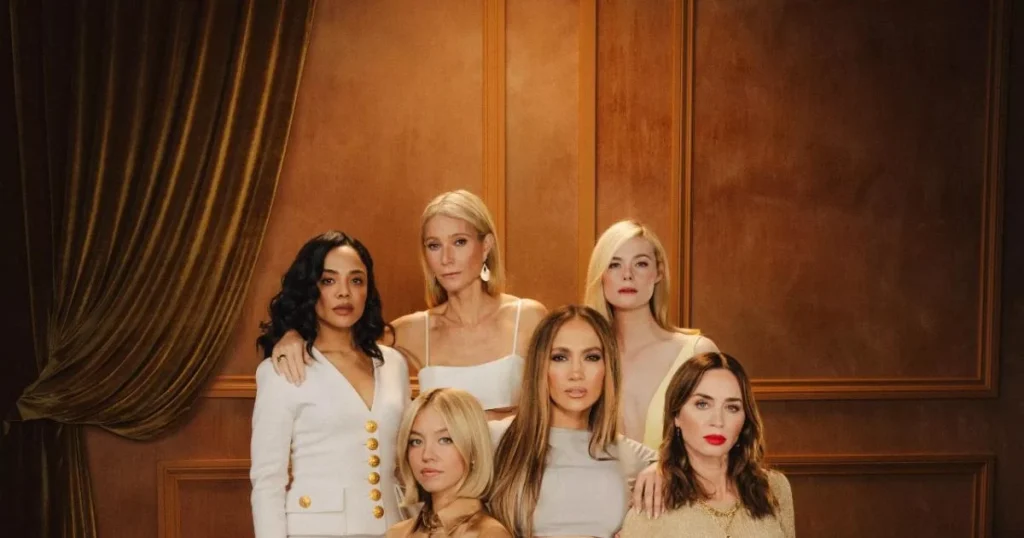 جينيفر لوبيز وغوينيث بالترو وغيرهن يظهرن على غلاف The Envelope