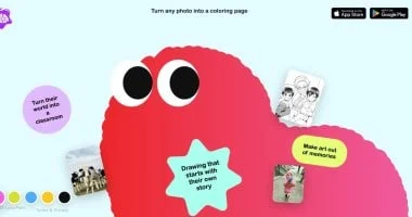 Splat تطبيق يحوّل المحتوى إلى صفحات تلوين للأطفال بالذكاء الاصطناعي