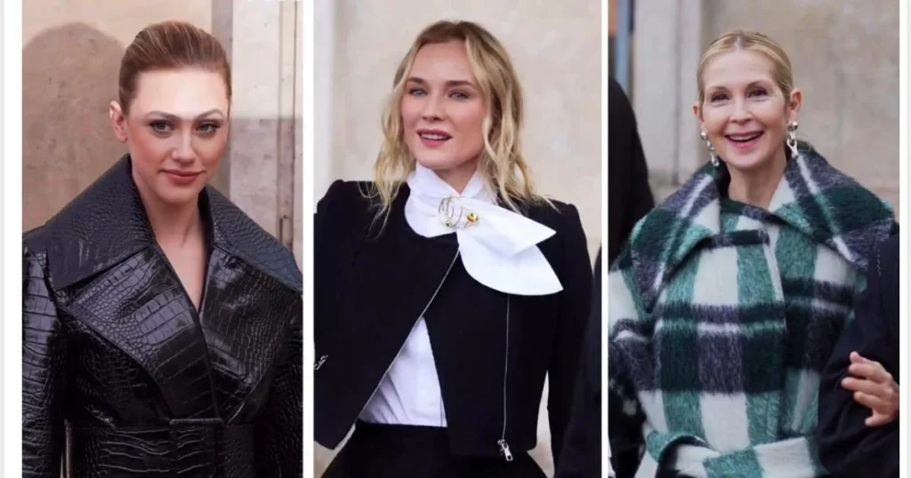 إطلالات النجمات في عرض باتو خلال أسبوع الموضة في باريس