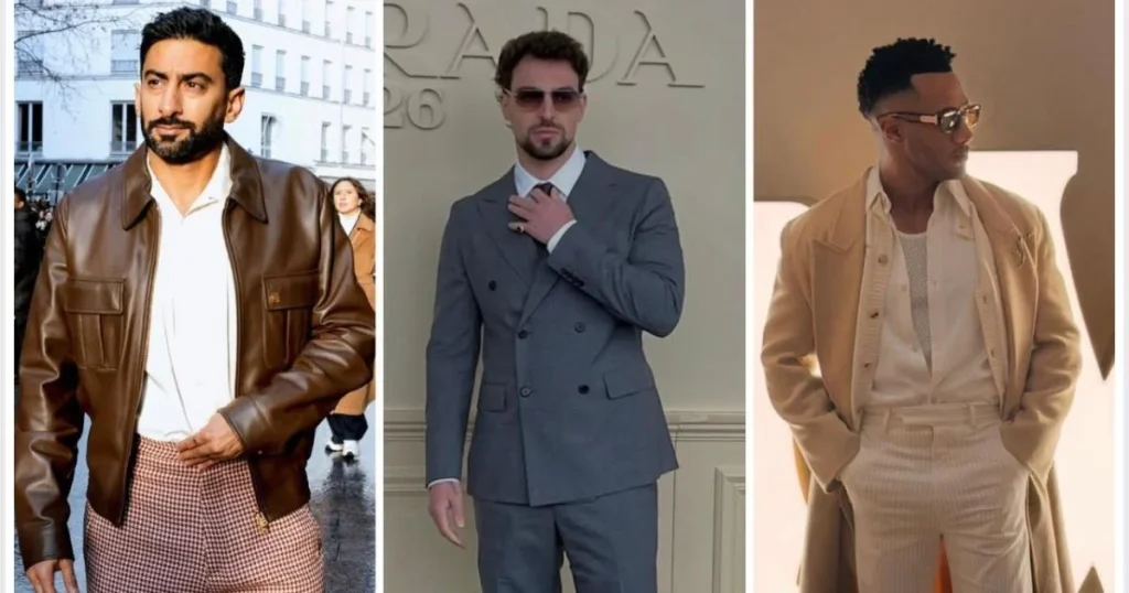 إطلالات عربية في أسبوع الموضة الرجالي بباريس لخريف 2026