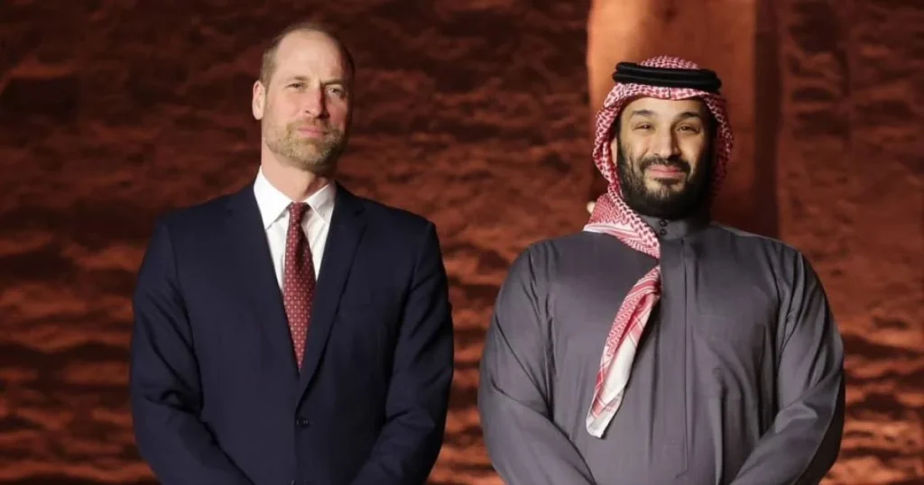 الأمير محمد بن سلمان يستقبل الأمير ويليام في الدرعية للمرة الأولى