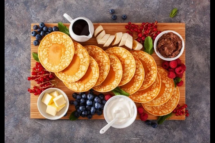 بان كيك بالشوفان الخفيف