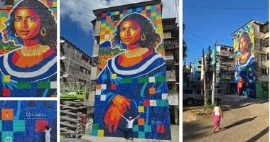 موناليزا بلاستيكية: جدارية سلفادورية تعيد تعريف الفن والبيئة