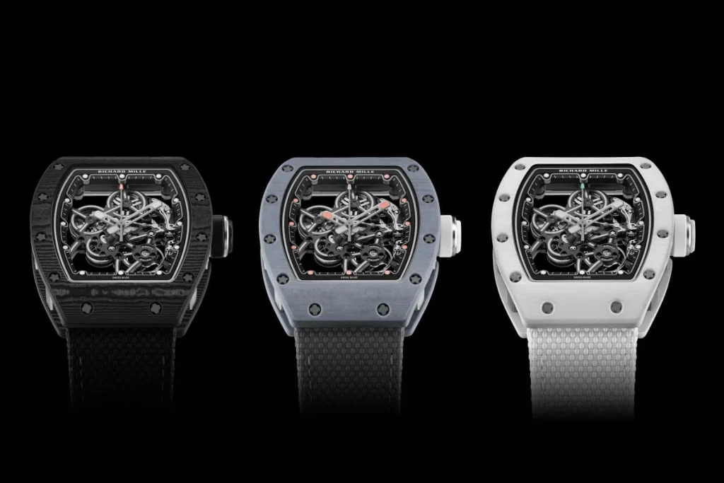 ساعة RM 55-01 من Richard Mille: تعبئة يدوية وتجسيد لانعدام الوزن