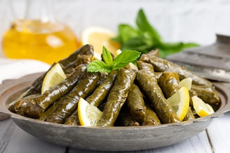 ورق عنب شامي بزيت الزيتون